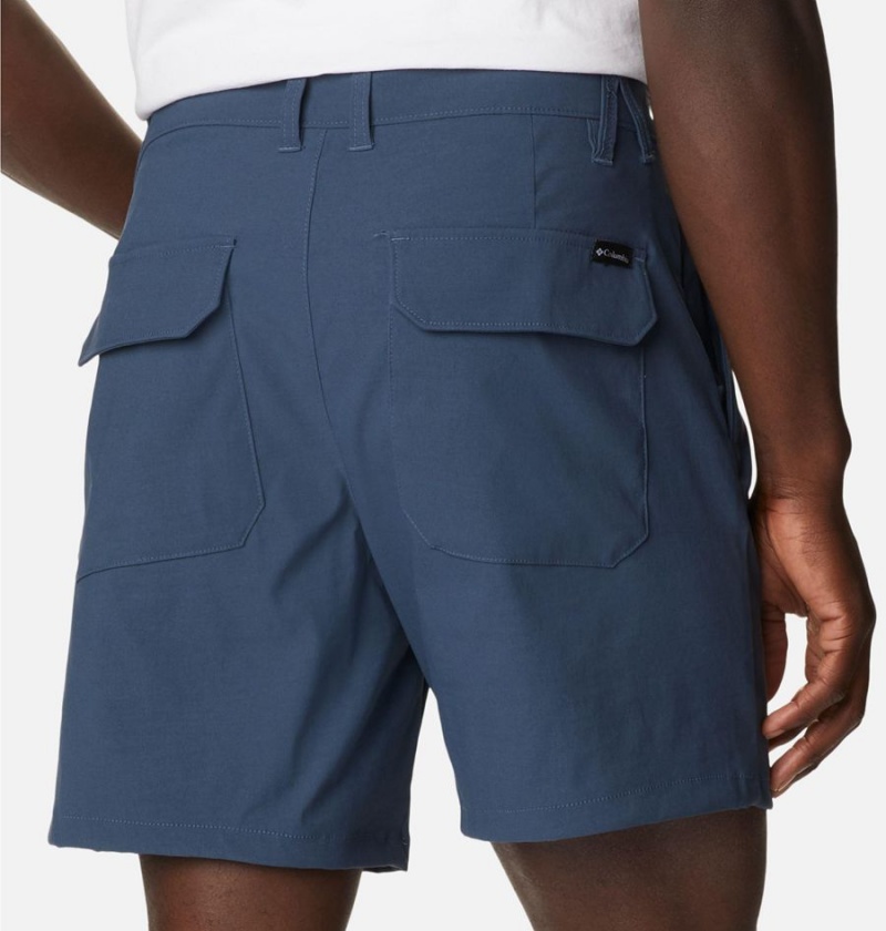 Columbia Canyon Gate Utility Men's Shorts Blue | CMEPNA-125