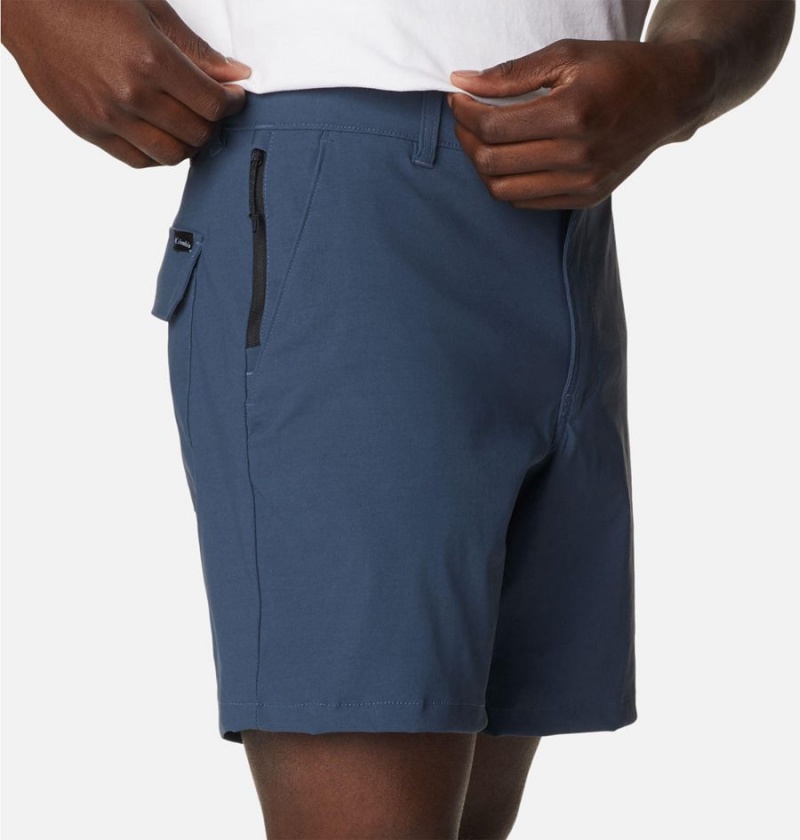 Columbia Canyon Gate Utility Men's Shorts Blue | CMEPNA-125