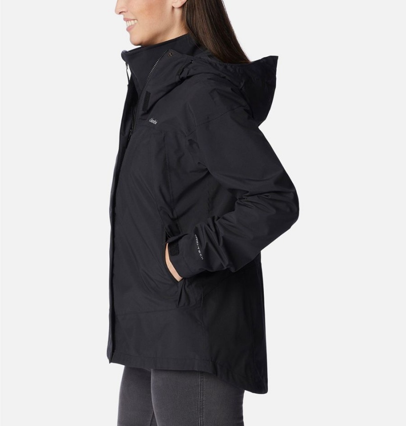 Columbia Canyon Meadows Interchange Women's 3 In 1 Jackets Black | UOSEJV-095