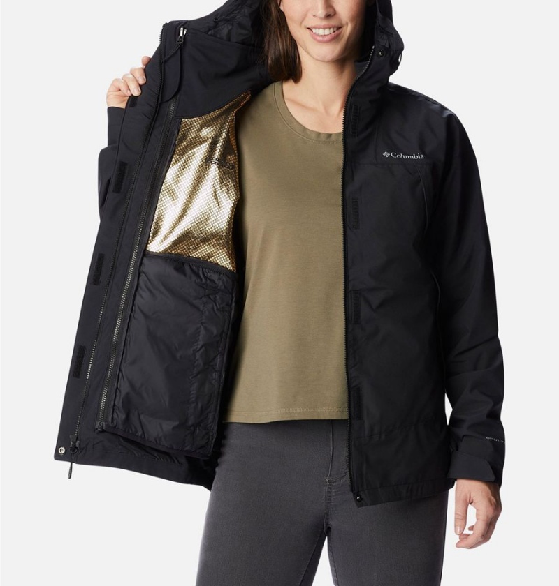Columbia Canyon Meadows Interchange Women's 3 In 1 Jackets Black | UOSEJV-095