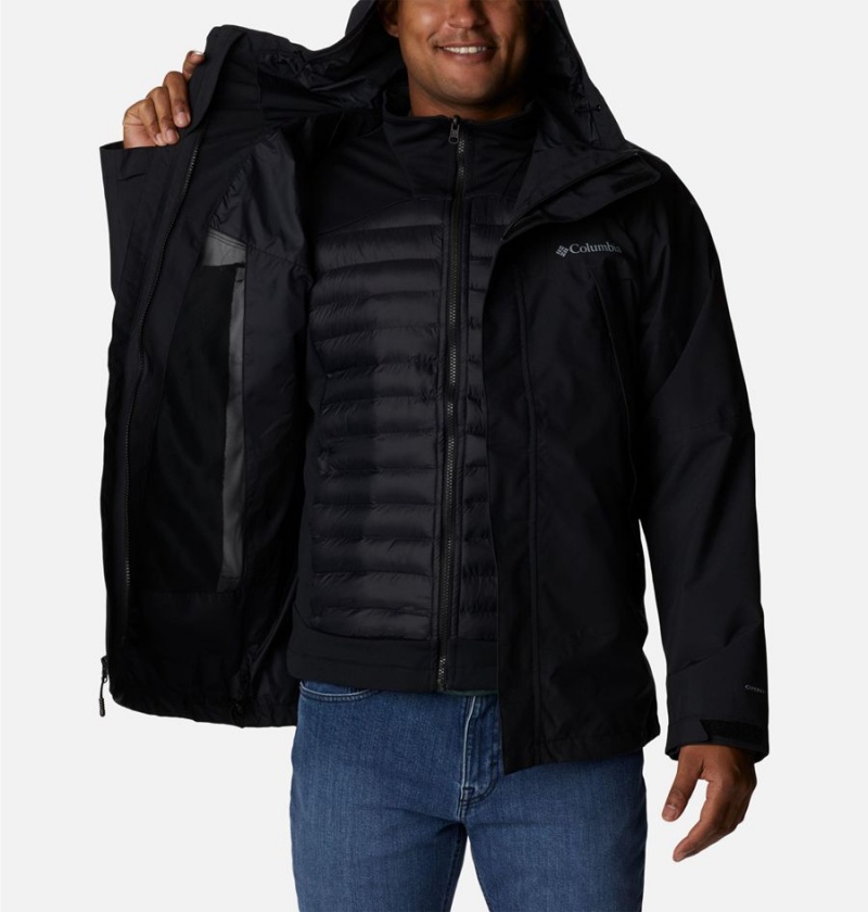 Columbia Canyon Meadows Omni Heat Infinity Interchange Insulated Men's Puffer Jacket Black | KXEABM-645