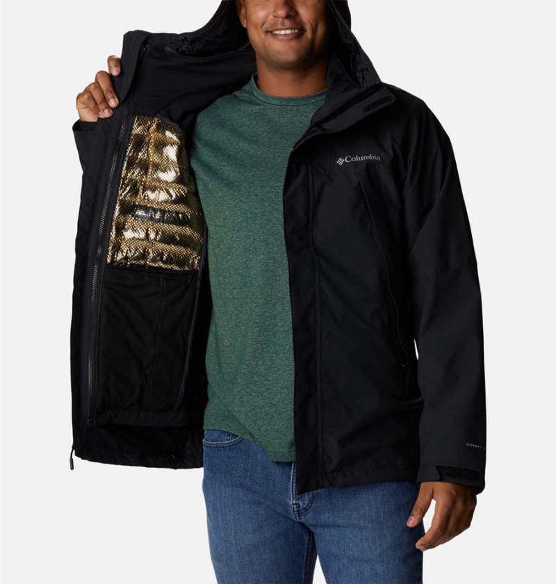 Columbia Canyon Meadows Omni Heat Infinity Interchange Insulated Men's Puffer Jacket Black | KXEABM-645
