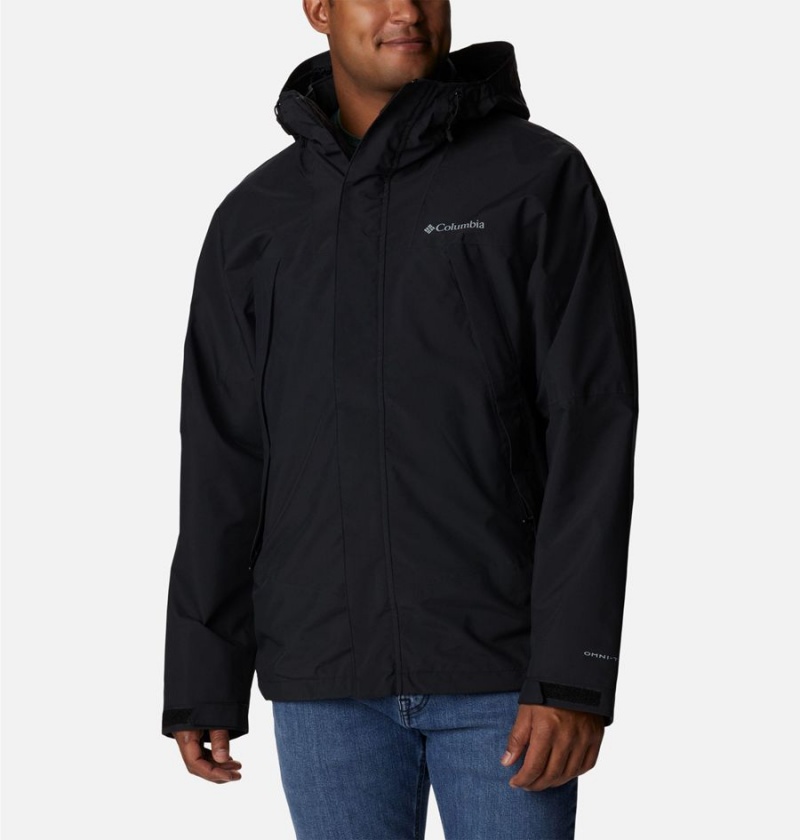 Columbia Canyon Meadows Omni Heat Infinity Interchange Insulated Men\'s Puffer Jacket Black | KXEABM-645