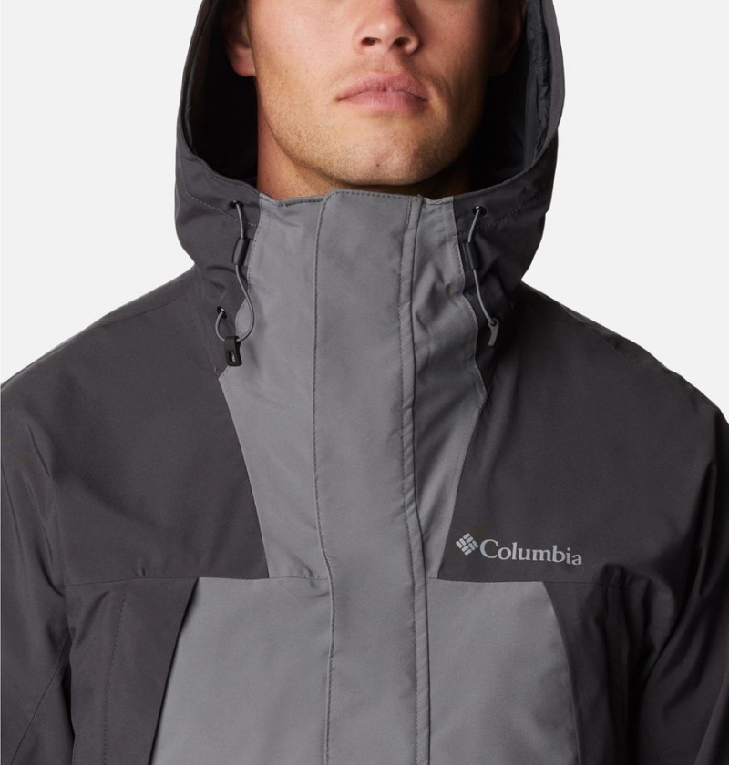 Columbia Canyon Meadows Omni Heat Infinity Interchange Insulated Men's Puffer Jacket Grey | FIPKHZ-641