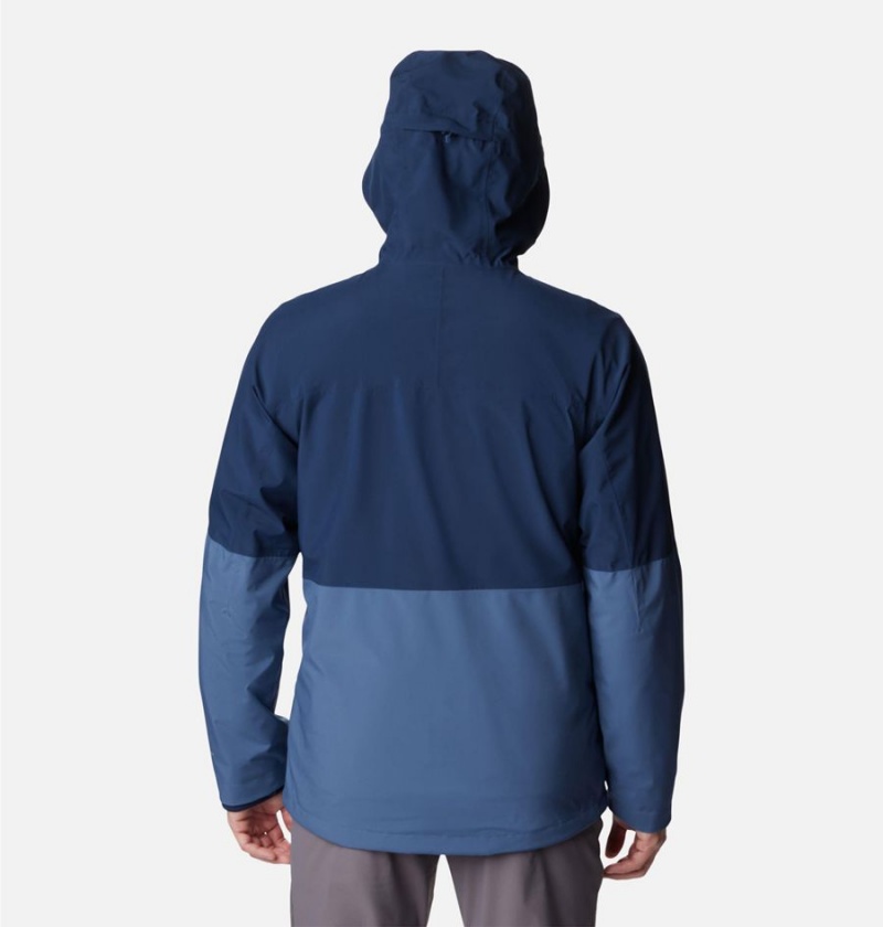 Columbia Canyon Meadows Omni Heat Infinity Interchange Insulated Men's Puffer Jacket Blue | ZTLIYV-624