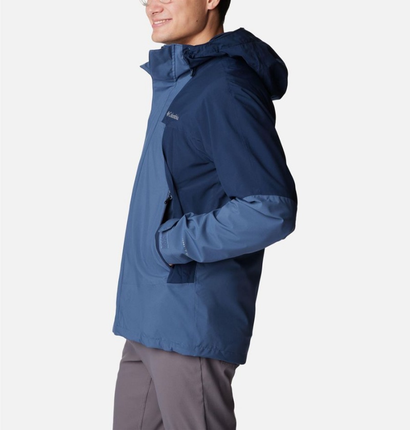 Columbia Canyon Meadows Omni Heat Infinity Interchange Insulated Men's Puffer Jacket Blue | ZTLIYV-624