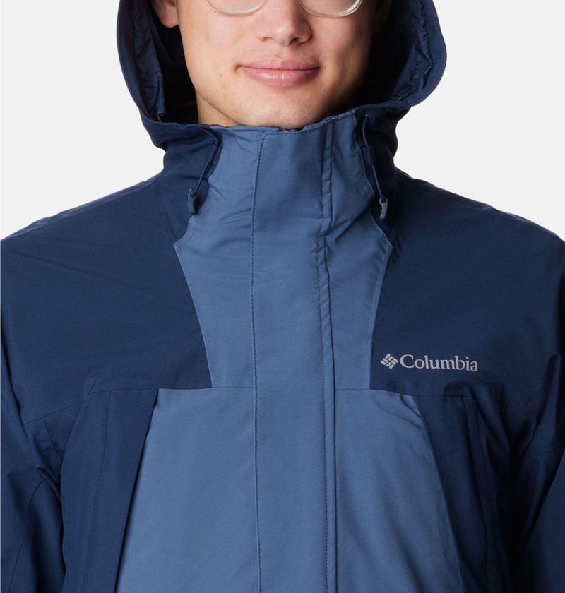 Columbia Canyon Meadows Omni Heat Infinity Interchange Insulated Men's Puffer Jacket Blue | ZTLIYV-624