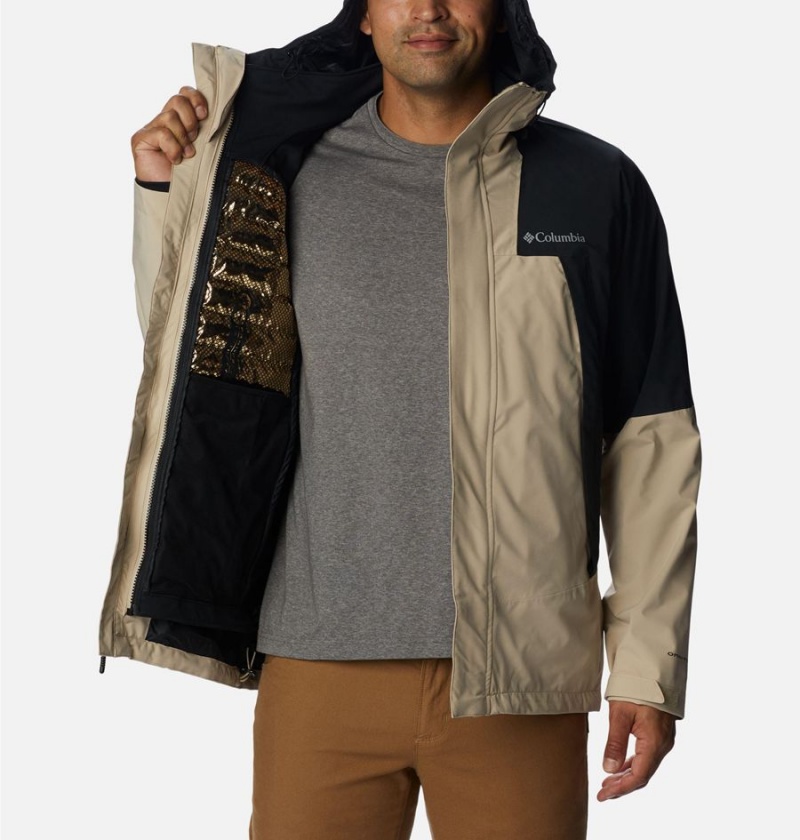Columbia Canyon Meadows Omni Heat Infinity Interchange Insulated Men's Puffer Jacket Khaki | NVRUIO-063