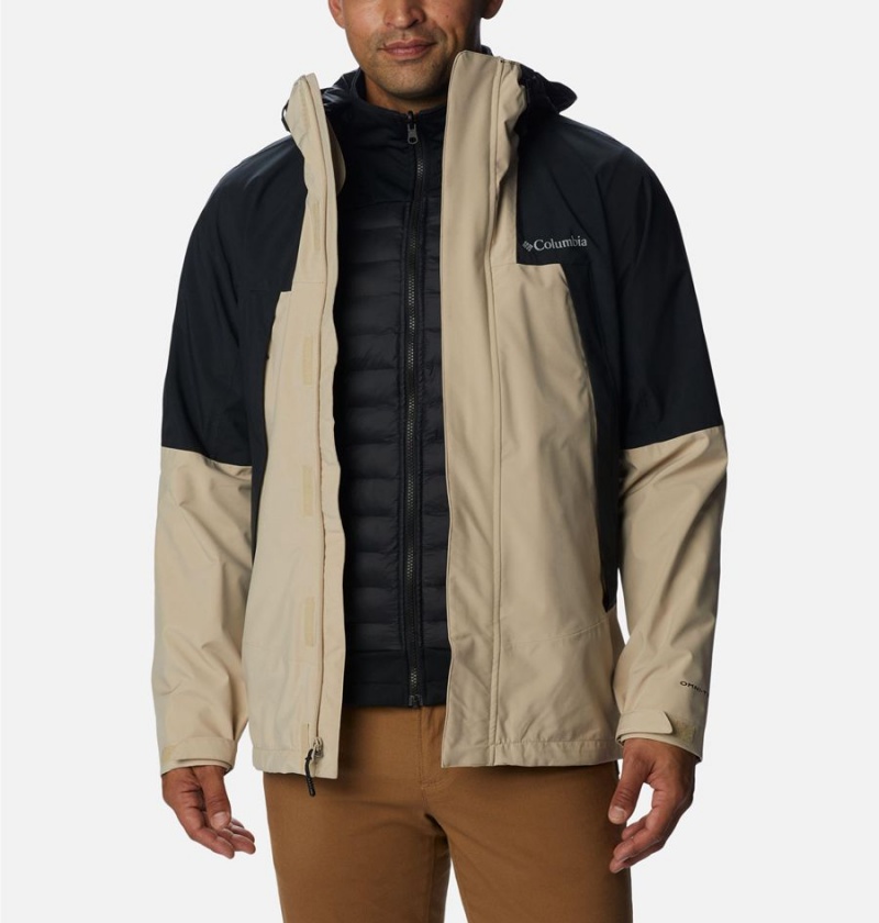 Columbia Canyon Meadows Omni Heat Infinity Interchange Insulated Men's Puffer Jacket Khaki | NVRUIO-063