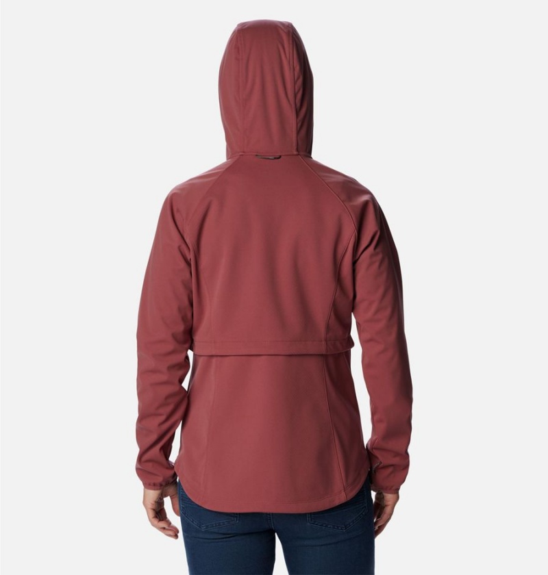 Columbia Canyon Meadows Women's Softshell Jackets Coral | QTCRNO-516