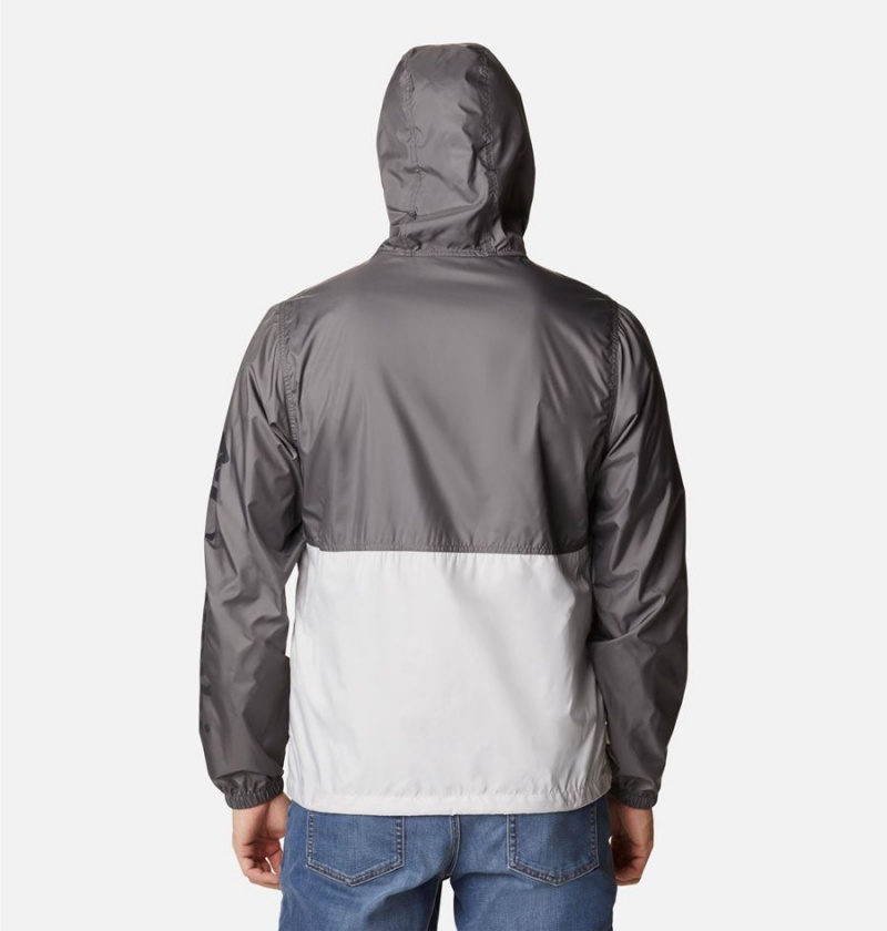 Columbia Carbon Hill Packable Men's Windbreaker Grey | ZCQUBE-794