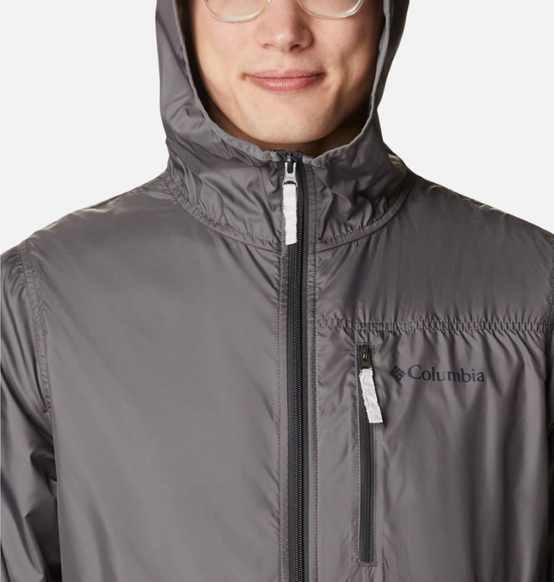 Columbia Carbon Hill Packable Men's Windbreaker Grey | ZCQUBE-794