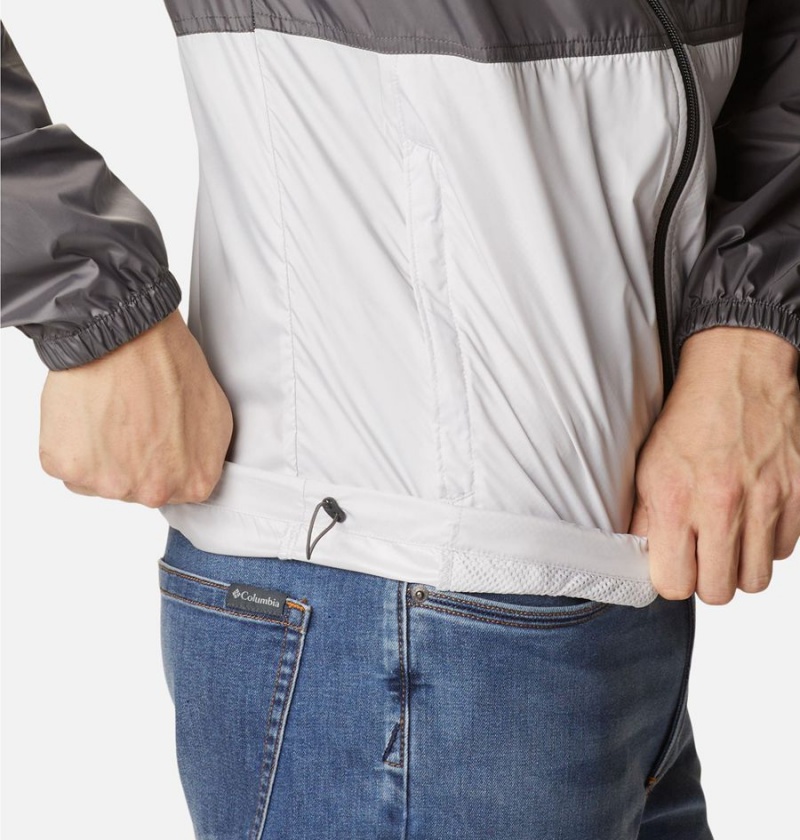 Columbia Carbon Hill Packable Men's Windbreaker Grey | ZCQUBE-794