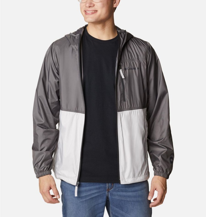 Columbia Carbon Hill Packable Men's Windbreaker Grey | ZCQUBE-794