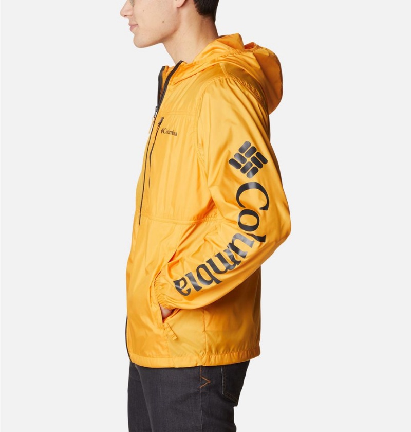 Columbia Carbon Hill Packable Men's Windbreaker Yellow | UVBACD-521