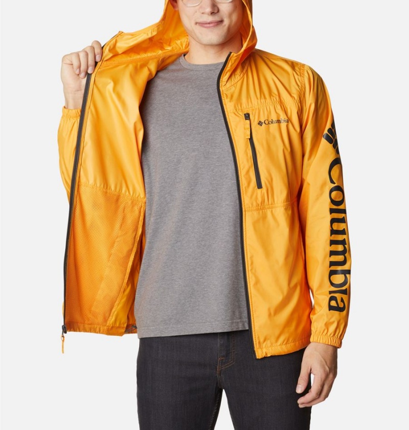 Columbia Carbon Hill Packable Men's Windbreaker Yellow | UVBACD-521