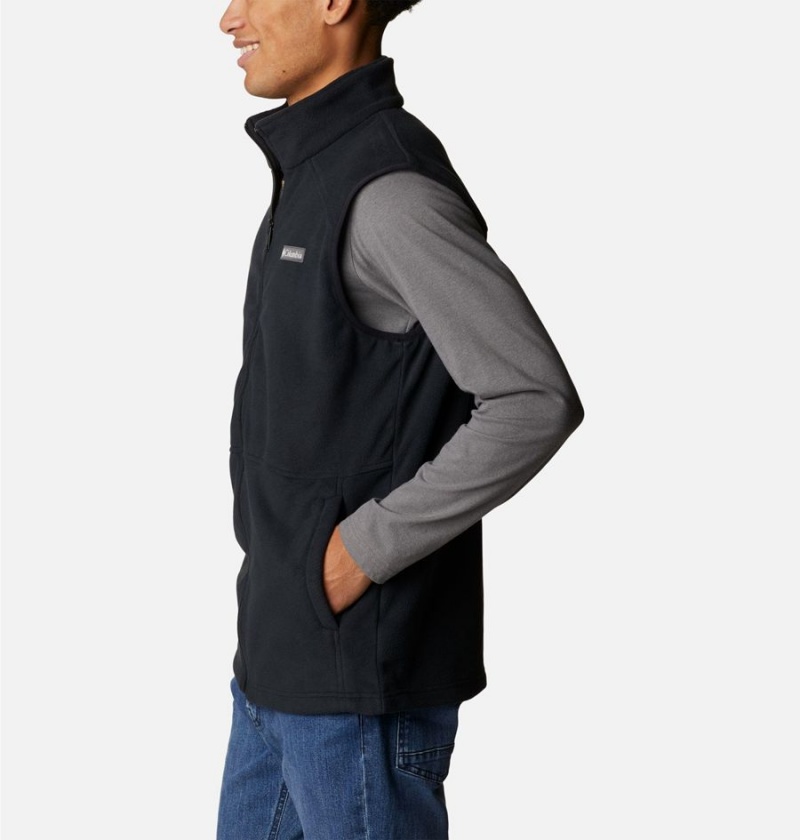 Columbia Castle Dale Fleece Men's Vest Black | BFZJHK-837