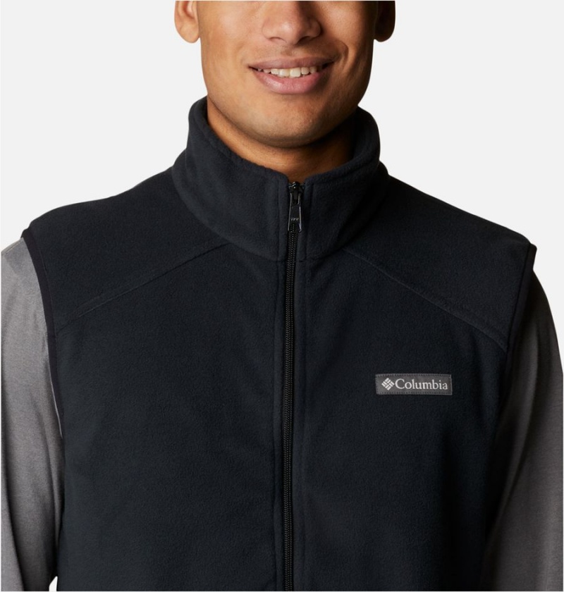 Columbia Castle Dale Fleece Men's Vest Black | BFZJHK-837