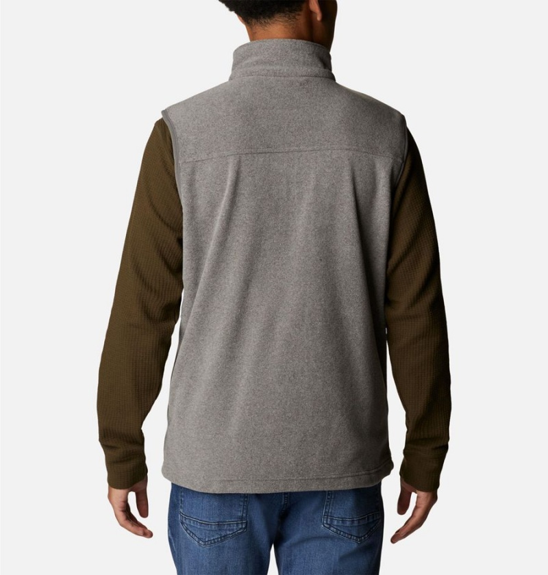Columbia Castle Dale Fleece Men's Vest Grey | NCREOQ-840