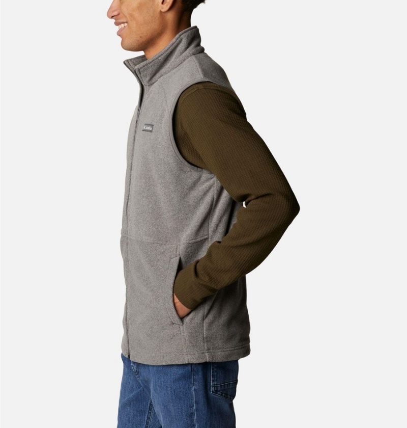 Columbia Castle Dale Fleece Men's Vest Grey | NCREOQ-840