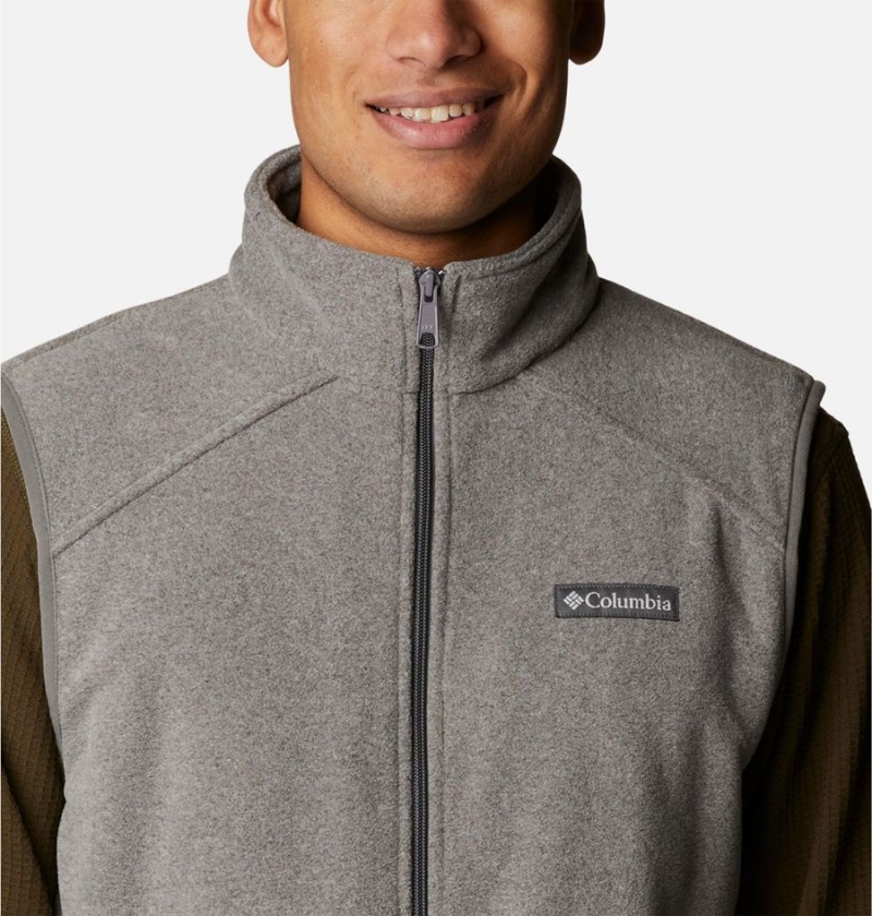 Columbia Castle Dale Fleece Men's Vest Grey | NCREOQ-840