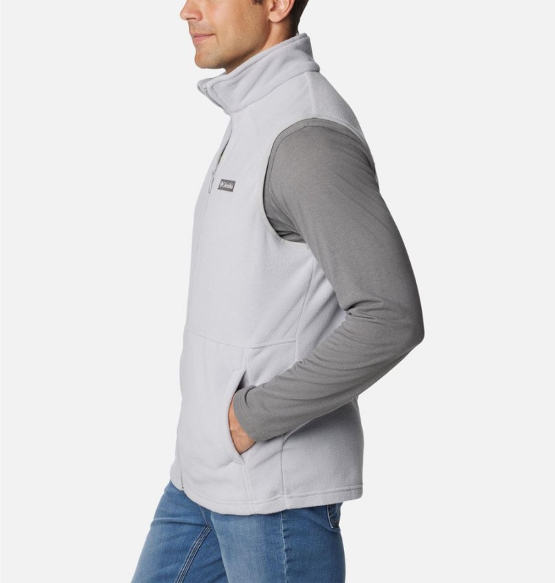 Columbia Castle Dale Fleece Men's Vest Grey | BQVFOZ-598