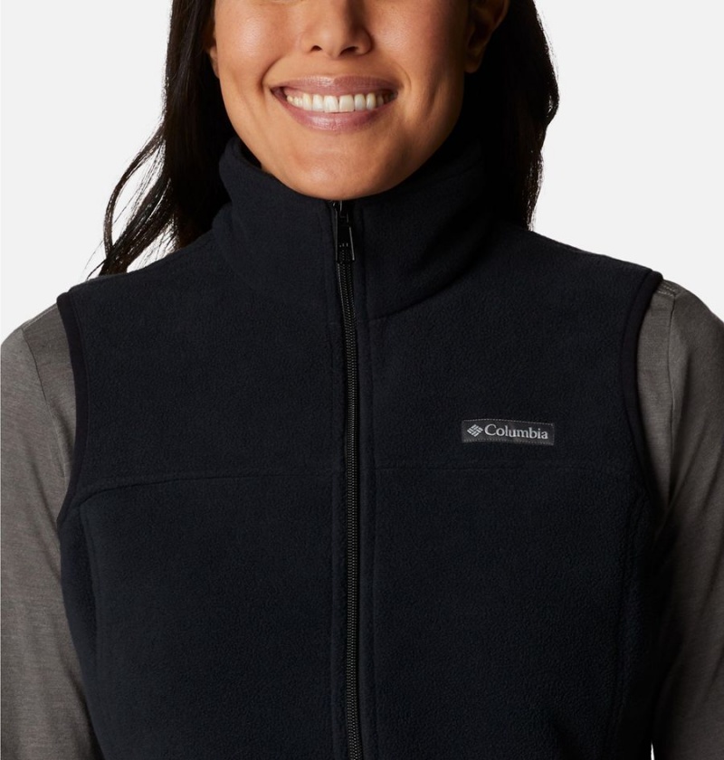 Columbia Castle Dale Fleece Women's Vest Black | BAJKXP-657