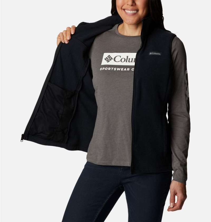 Columbia Castle Dale Fleece Women's Vest Black | BAJKXP-657