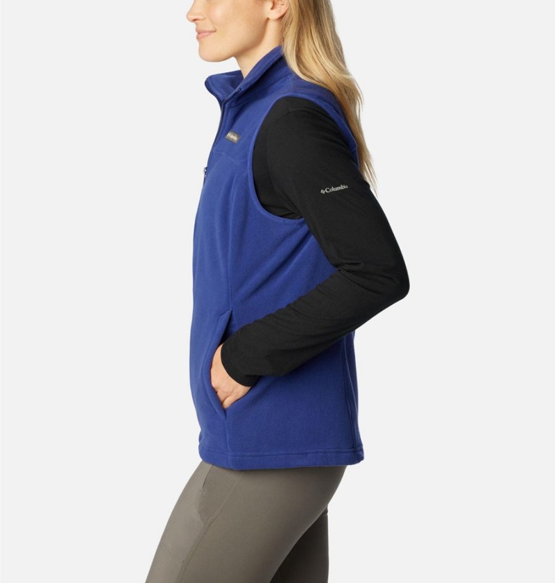 Columbia Castle Dale Fleece Women's Vest Blue | VIJFZO-576