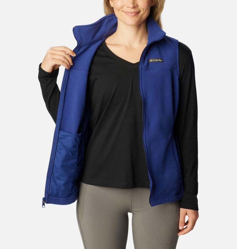 Columbia Castle Dale Fleece Women's Vest Blue | VIJFZO-576