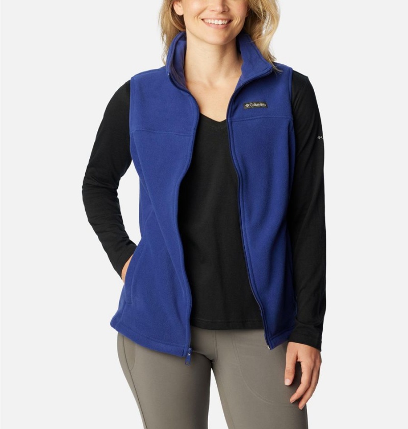Columbia Castle Dale Fleece Women's Vest Blue | VIJFZO-576