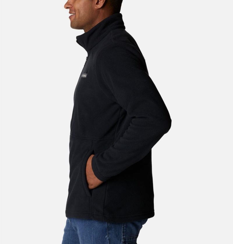 Columbia Castle Dale Full Zip Men's Fleece Jacket Black | ADXQBM-619