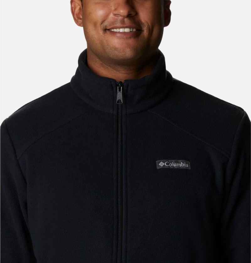 Columbia Castle Dale Full Zip Men's Fleece Jacket Black | ADXQBM-619