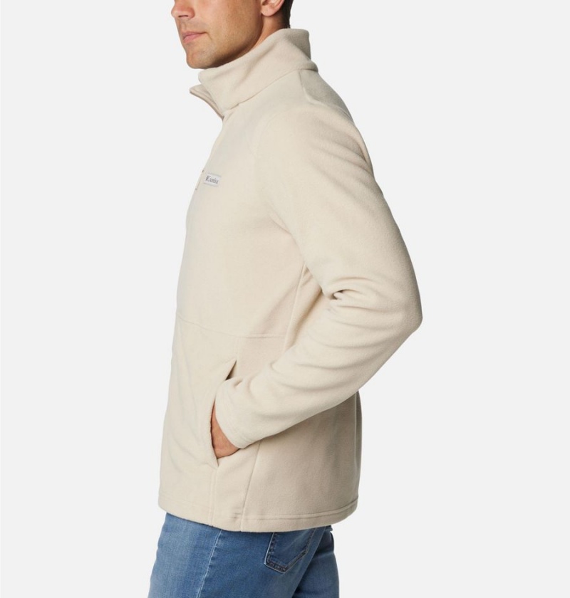 Columbia Castle Dale Full Zip Men's Fleece Jacket Khaki | SOFKNJ-705