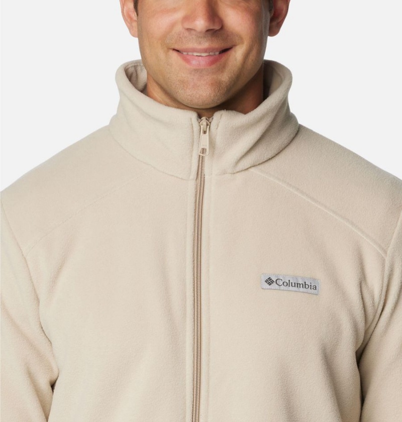 Columbia Castle Dale Full Zip Men's Fleece Jacket Khaki | SOFKNJ-705