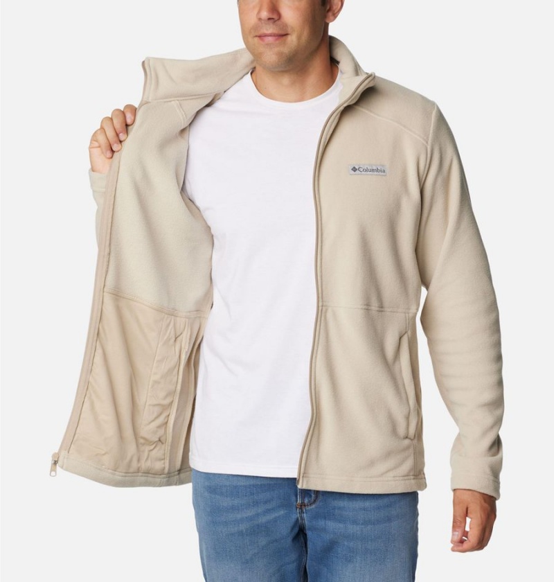 Columbia Castle Dale Full Zip Men's Fleece Jacket Khaki | SOFKNJ-705
