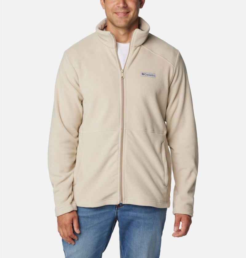Columbia Castle Dale Full Zip Men\'s Fleece Jacket Khaki | SOFKNJ-705