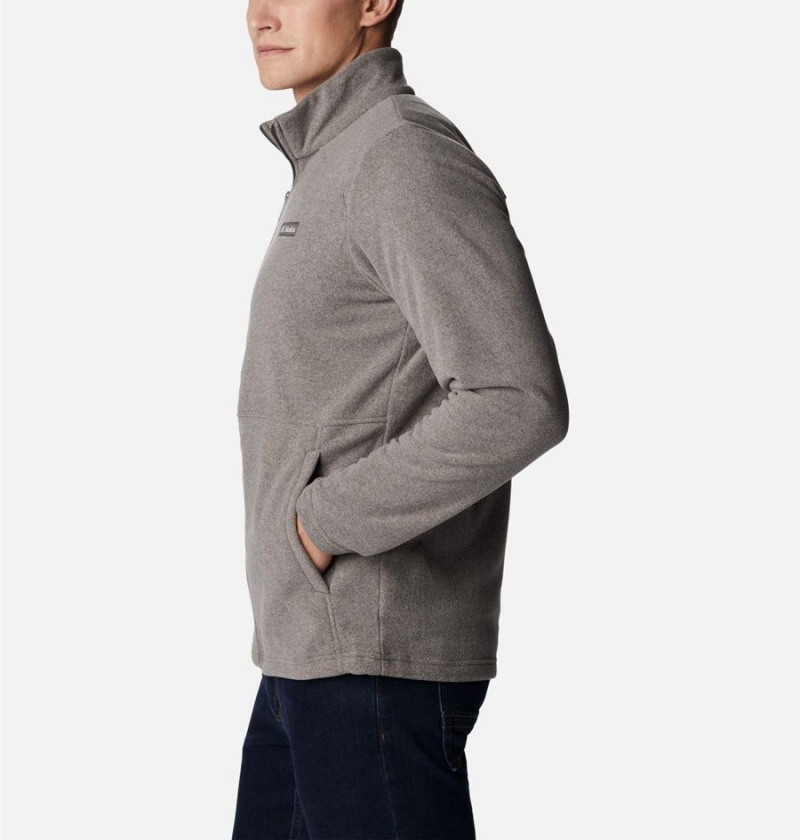 Columbia Castle Dale Full Zip Men's Fleece Jacket Grey | LIKSTN-593