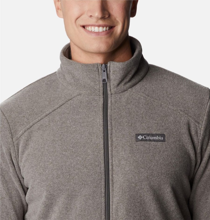Columbia Castle Dale Full Zip Men's Fleece Jacket Grey | LIKSTN-593