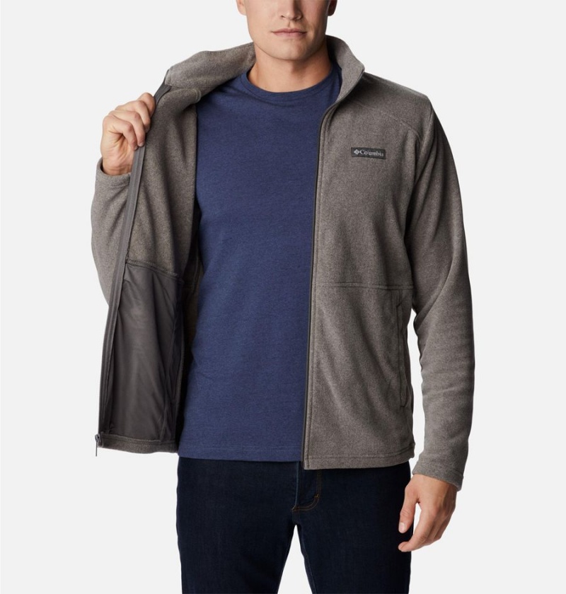 Columbia Castle Dale Full Zip Men's Fleece Jacket Grey | LIKSTN-593