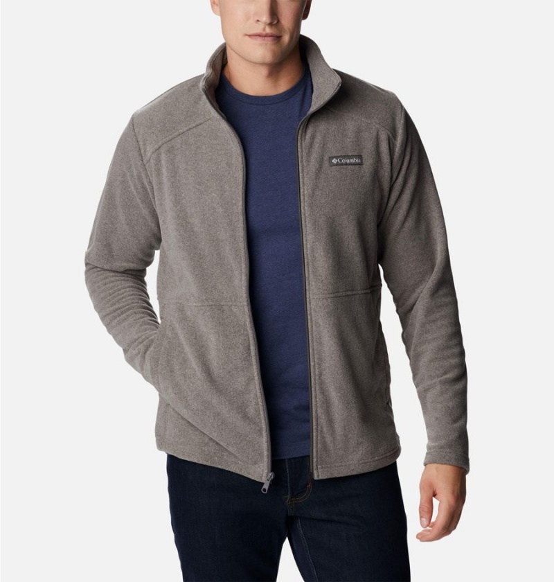 Columbia Castle Dale Full Zip Men's Fleece Jacket Grey | LIKSTN-593