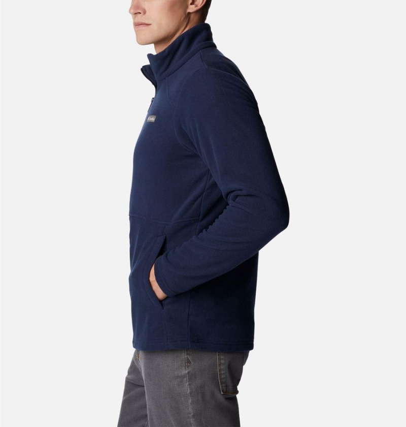 Columbia Castle Dale Full Zip Men's Fleece Jacket Navy | WUABTG-867