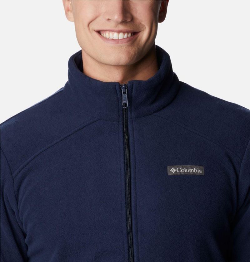 Columbia Castle Dale Full Zip Men's Fleece Jacket Navy | WUABTG-867