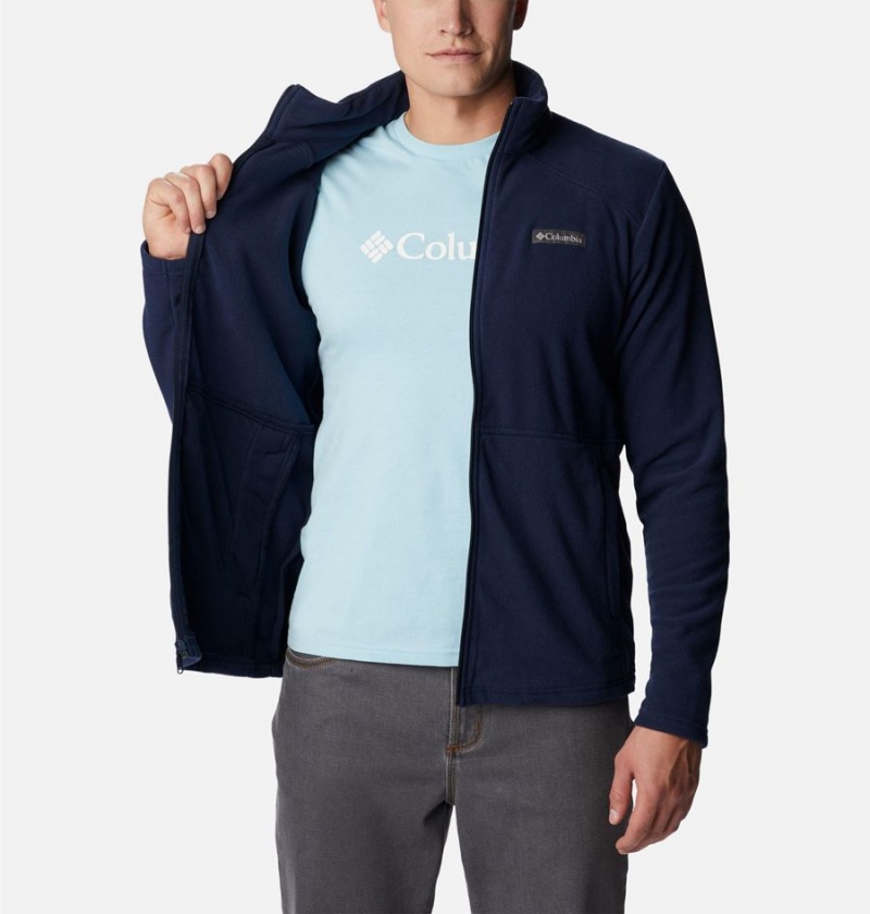 Columbia Castle Dale Full Zip Men's Fleece Jacket Navy | WUABTG-867