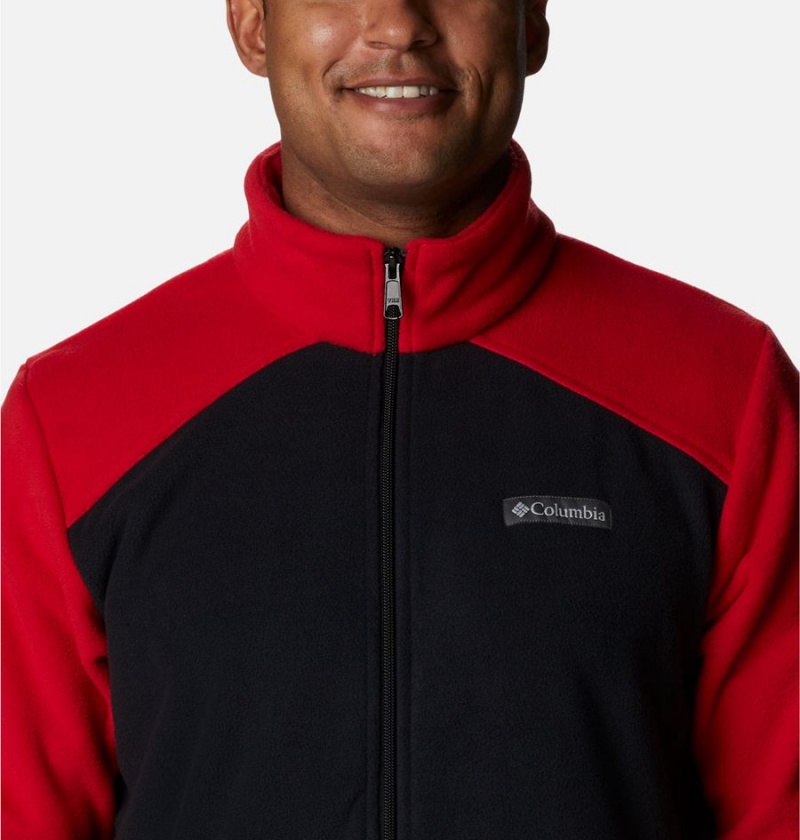 Columbia Castle Dale Full Zip Men's Fleece Jacket Black | IMEUFD-579