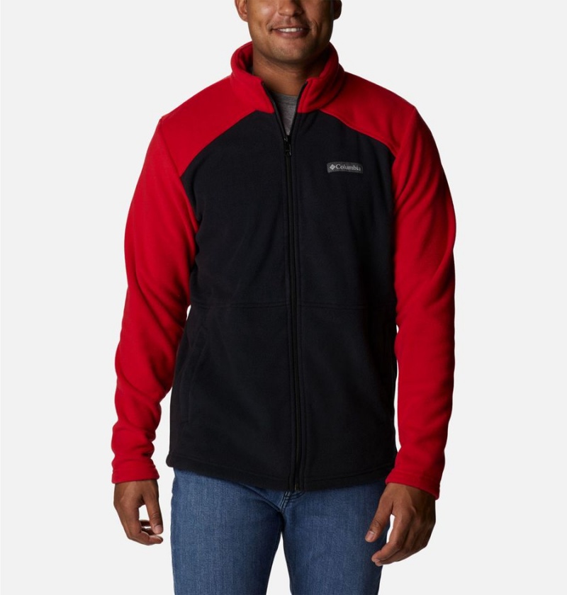 Columbia Castle Dale Full Zip Men\'s Fleece Jacket Black | IMEUFD-579