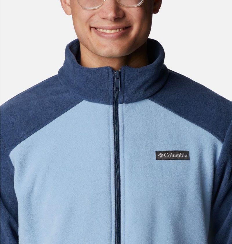 Columbia Castle Dale Full Zip Men's Fleece Jacket Blue | GTOZQR-983