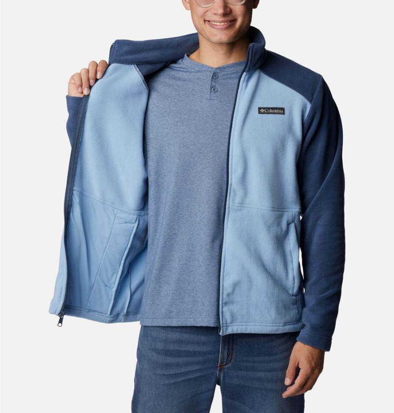 Columbia Castle Dale Full Zip Men's Fleece Jacket Blue | GTOZQR-983