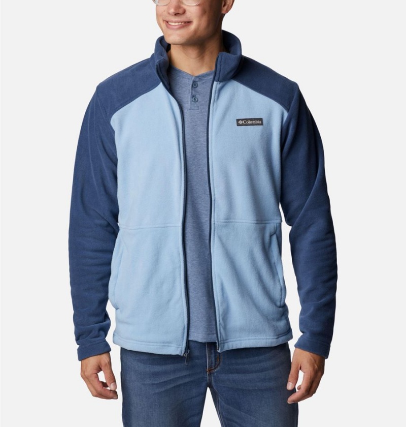 Columbia Castle Dale Full Zip Men's Fleece Jacket Blue | GTOZQR-983