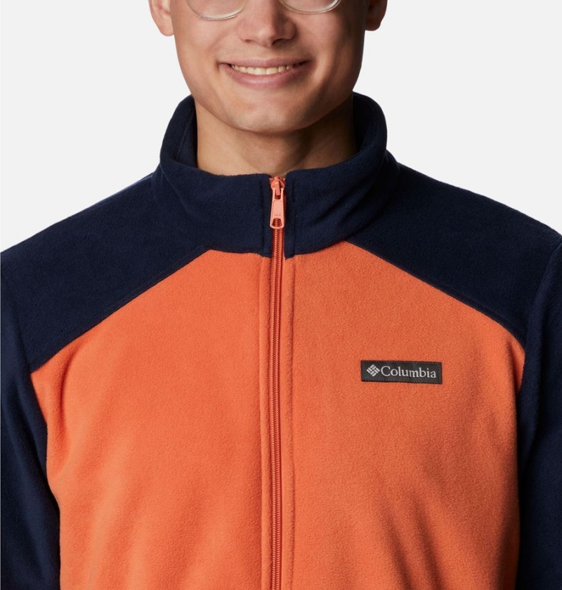 Columbia Castle Dale Full Zip Men's Fleece Jacket Orange | BTMERS-561